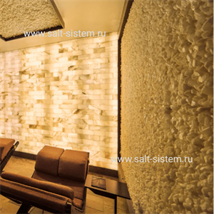 Соляные панно 500х500 из БЕЛЫХ кристаллов гималайской соли 1790